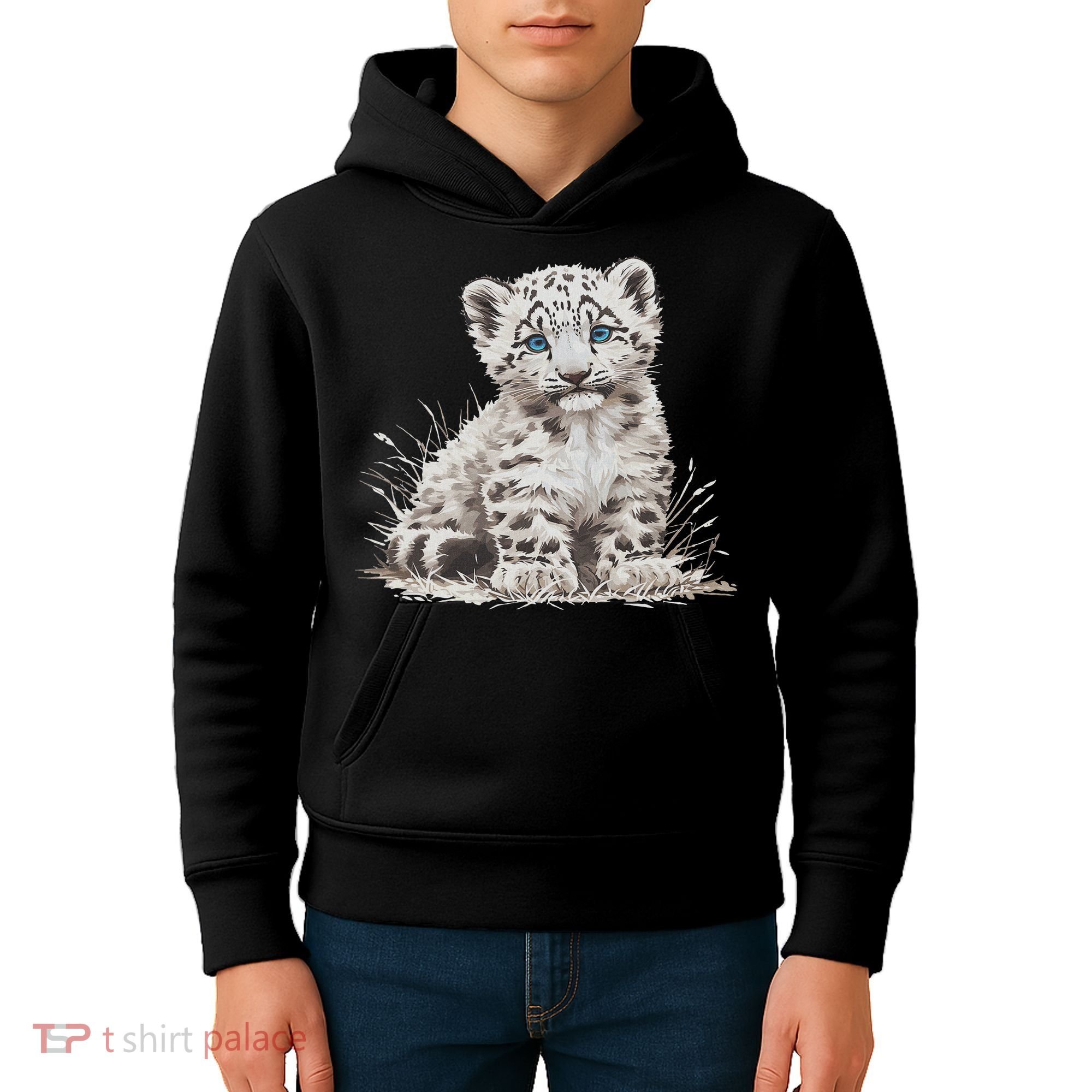 Snow Leopards Lovers Snow Leopard Kids Hoodie