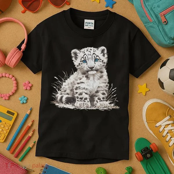 Snow Leopards Lovers Snow Leopard Kids T-Shirt