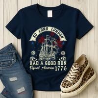 So Long London Had A Good Run Funny 4th Of July Women's T-Shirt thumb 3