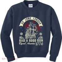 So Long London Had A Good Run Funny 4th Of July Kids Sweatshirt thumb 0