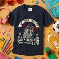 So Long London Had A Good Run Funny 4th Of July Kids T-Shirt thumb 3