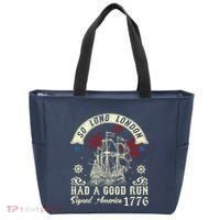 So Long London Had A Good Run Funny 4th Of July Tote Bag thumb 0