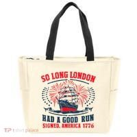 So Long London Had A Good Run Funny 4th Of July Tote Bag thumb 0