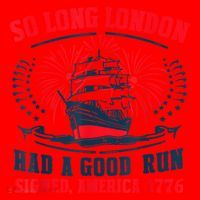 So Long London Had A Good Run Funny 4th Of July Santa Hat thumb 1