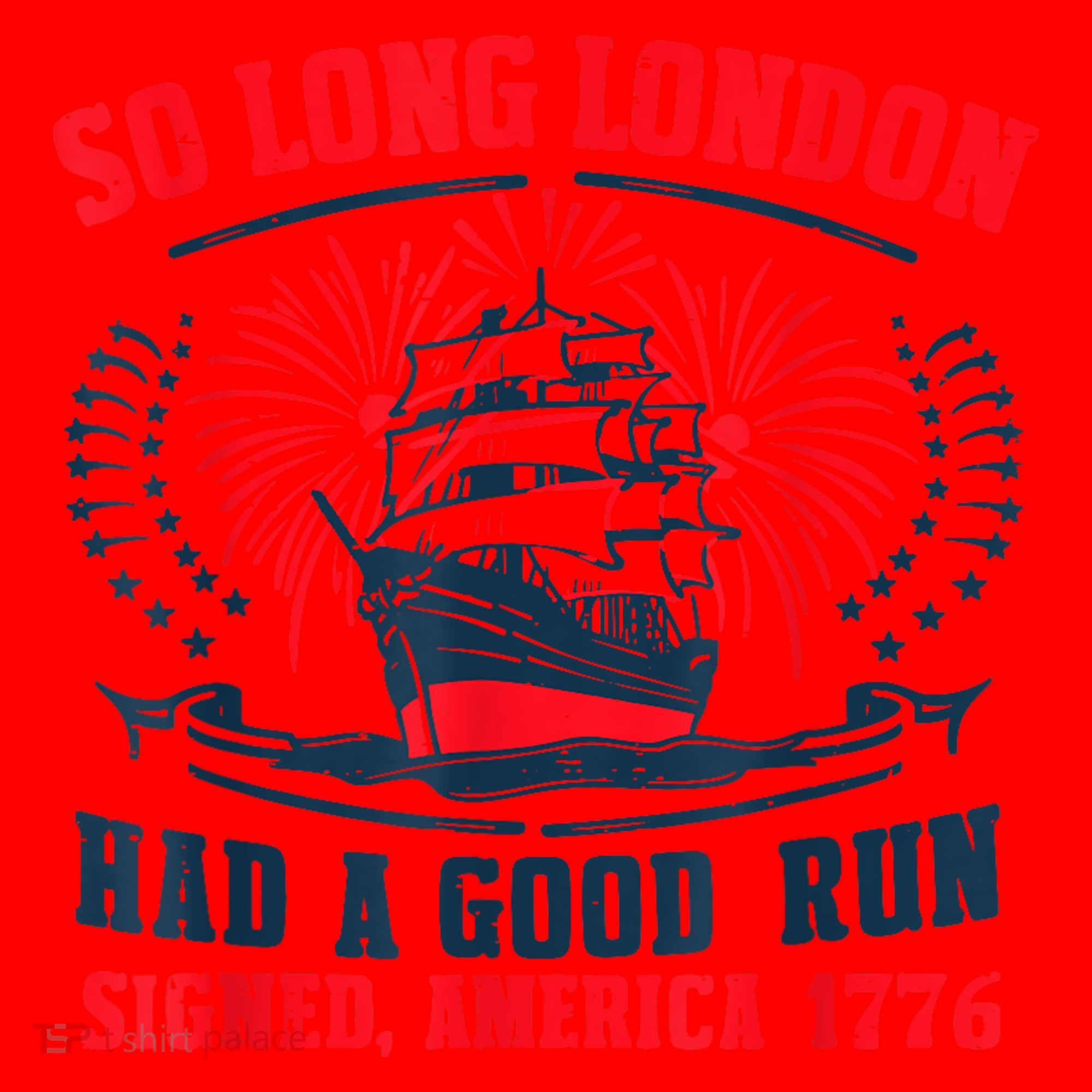 So Long London Had A Good Run Funny 4th Of July Santa Hat
