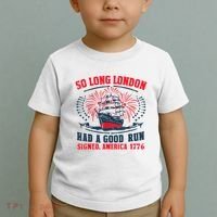 So Long London Had A Good Run Funny 4th Of July Toddler T-Shirt thumb 2