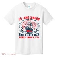 So Long London Had A Good Run Funny 4th Of July Kids T-Shirt thumb 0