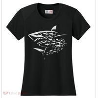 Sharks Lover Marine Biology Science Shark Women's Cooling Performance Crew T-Shirt thumb 0