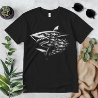 Sharks Lover Marine Biology Science Shark Premium T-Shirt thumb 2