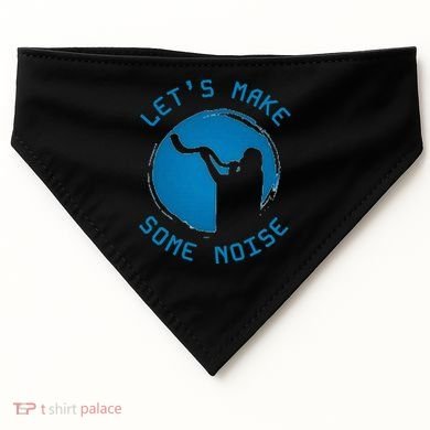 Shofar LetS Make Some Noise Rosh Hashanah USA-Made Doggie Bandana