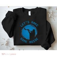Shofar LetS Make Some Noise Rosh Hashanah Sweatshirt thumb 2