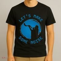 Shofar LetS Make Some Noise Rosh Hashanah T-Shirt thumb 3