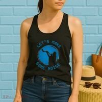 Shofar LetS Make Some Noise Rosh Hashanah Women's Tank Top thumb 2