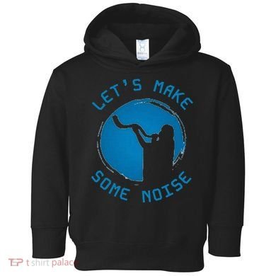 Shofar LetS Make Some Noise Rosh Hashanah Toddler Hoodie
