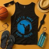 Shofar LetS Make Some Noise Rosh Hashanah Tank Top thumb 4