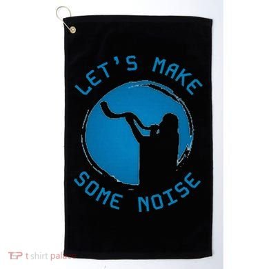 Shofar LetS Make Some Noise Rosh Hashanah Golf Towel