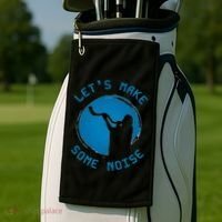 Shofar LetS Make Some Noise Rosh Hashanah Golf Towel thumb 2