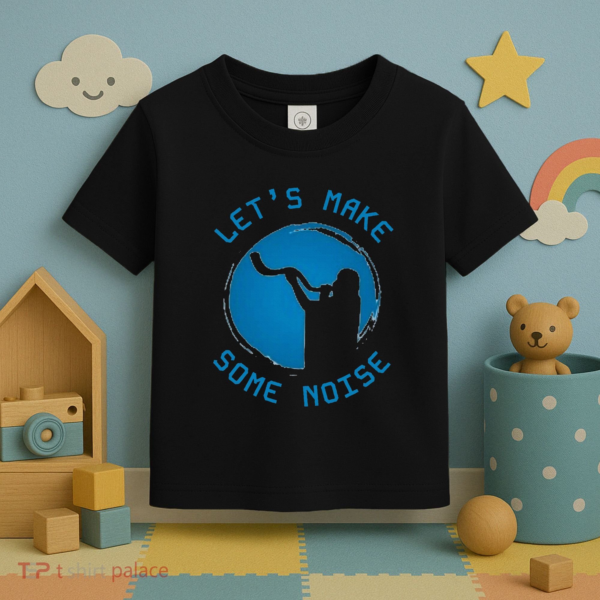 Shofar LetS Make Some Noise Rosh Hashanah Toddler T-Shirt