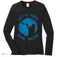 Shofar LetS Make Some Noise Rosh Hashanah Women's Long Sleeve Shirt thumb 0