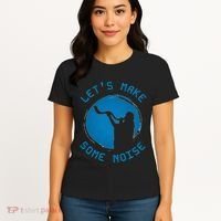 Shofar LetS Make Some Noise Rosh Hashanah Women's T-Shirt thumb 4