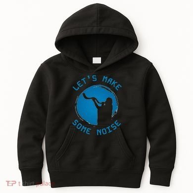 Shofar LetS Make Some Noise Rosh Hashanah Kids Hoodie