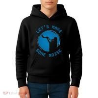 Shofar LetS Make Some Noise Rosh Hashanah Kids Hoodie thumb 4