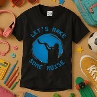 Shofar LetS Make Some Noise Rosh Hashanah Kids T-Shirt thumb 3