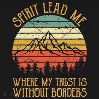 Spirit Lead Me Where My Trust Is Without Border Christian Women's Hoodie thumb 2