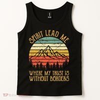 Spirit Lead Me Where My Trust Is Without Border Christian Tank Top thumb 2