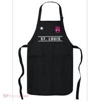 St Louis Missouri Fleur De Lis Badge Apron thumb 0