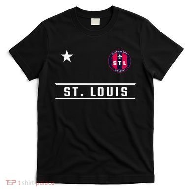 St Louis Missouri Fleur De Lis Badge T-Shirt