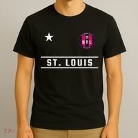 St Louis Missouri Fleur De Lis Badge T-Shirt thumb 3