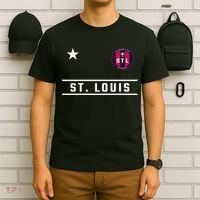 St Louis Missouri Fleur De Lis Badge T-Shirt thumb 6