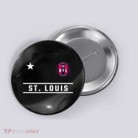 St Louis Missouri Fleur De Lis Badge Button thumb 0