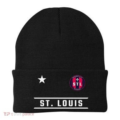 St Louis Missouri Fleur De Lis Badge Beanie