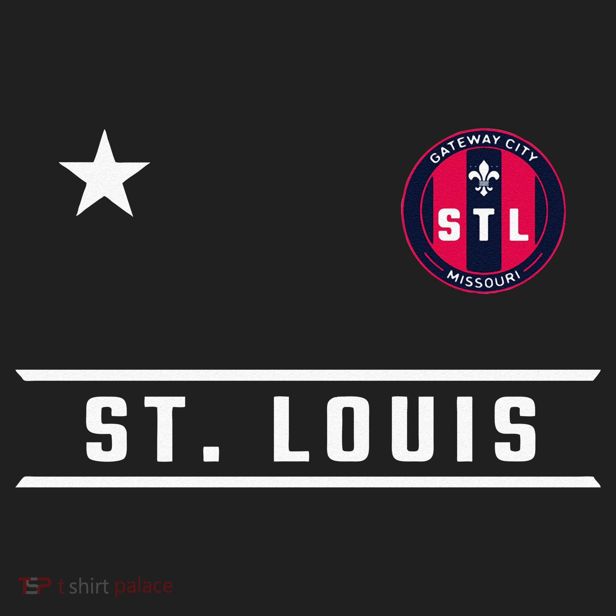 St Louis Missouri Fleur De Lis Badge Beanie