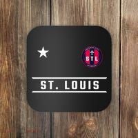 St Louis Missouri Fleur De Lis Badge Coaster thumb 0