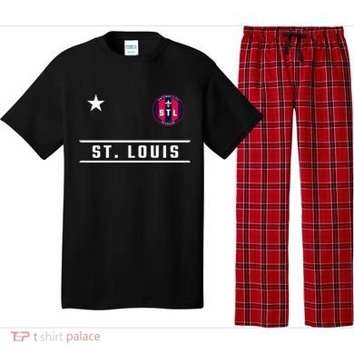 St Louis Missouri Fleur De Lis Badge Pajama Set