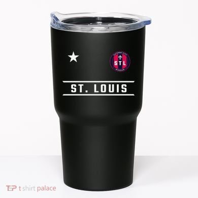 St Louis Missouri Fleur De Lis Badge Tumbler