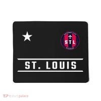 St Louis Missouri Fleur De Lis Badge Mousepad thumb 0