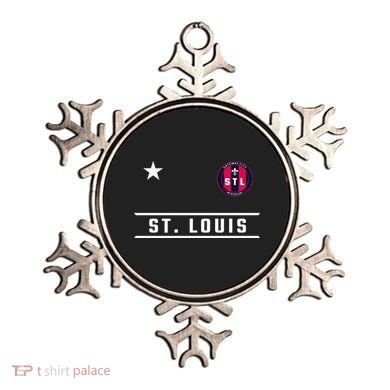 St Louis Missouri Fleur De Lis Badge Ornament