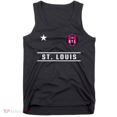 St Louis Missouri Fleur De Lis Badge Tank Top