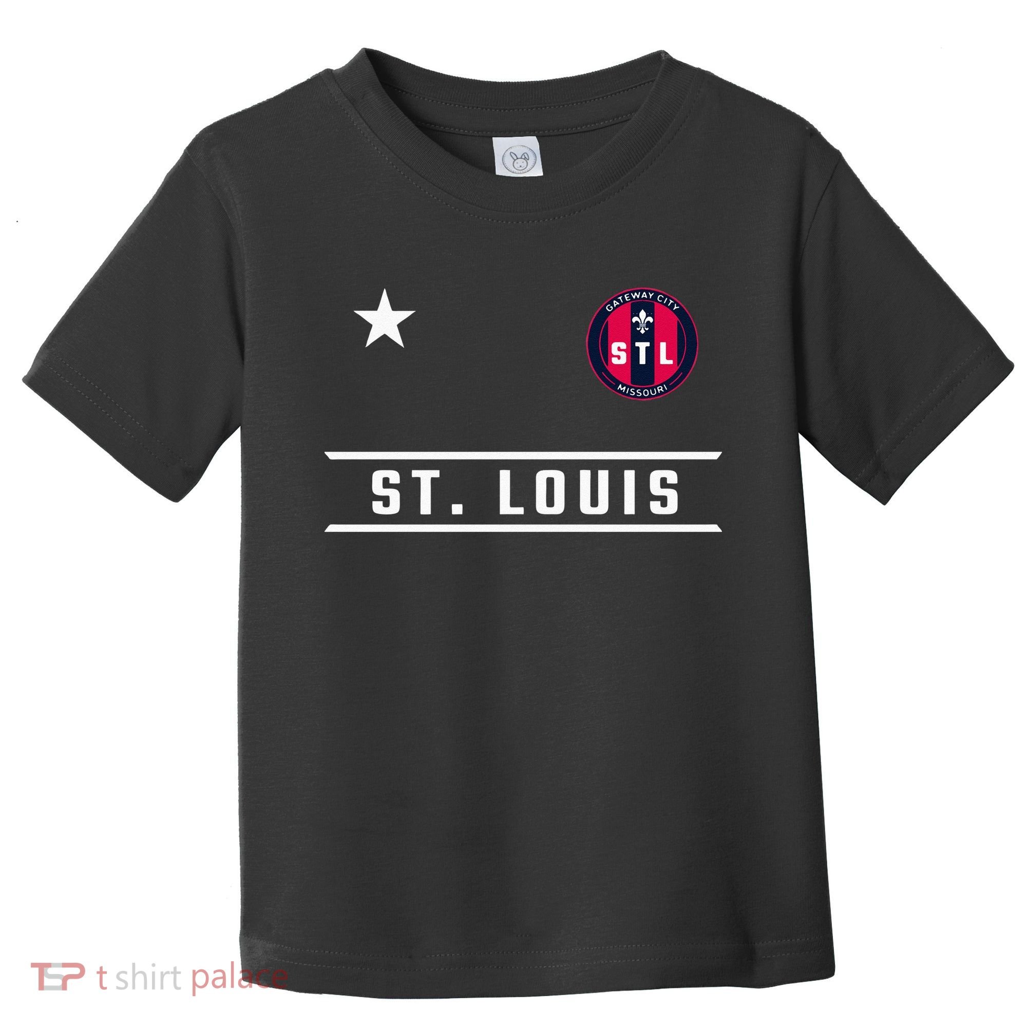 St Louis Missouri Fleur De Lis Badge Toddler T-Shirt