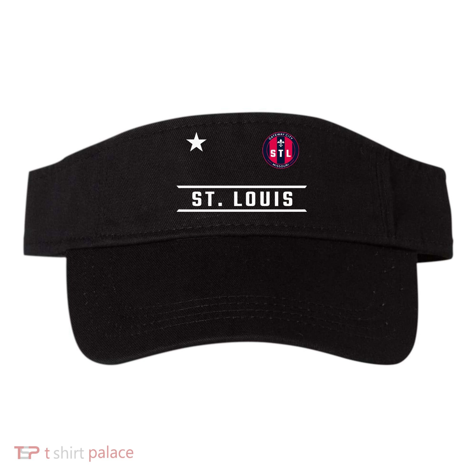 St Louis Missouri Fleur De Lis Badge Visor
