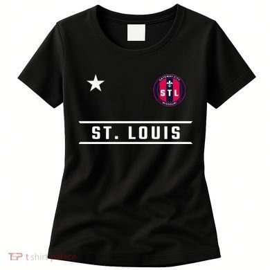 St Louis Missouri Fleur De Lis Badge Women's T-Shirt