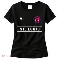 St Louis Missouri Fleur De Lis Badge Women's T-Shirt thumb 0