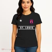 St Louis Missouri Fleur De Lis Badge Women's T-Shirt thumb 4
