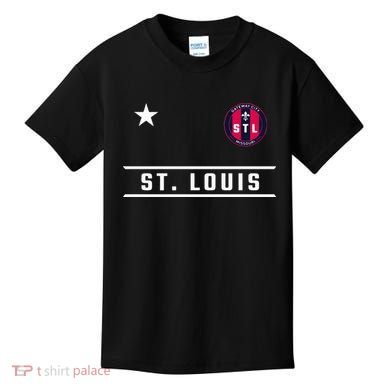 St Louis Missouri Fleur De Lis Badge Kids T-Shirt