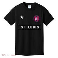 St Louis Missouri Fleur De Lis Badge Kids T-Shirt thumb 0