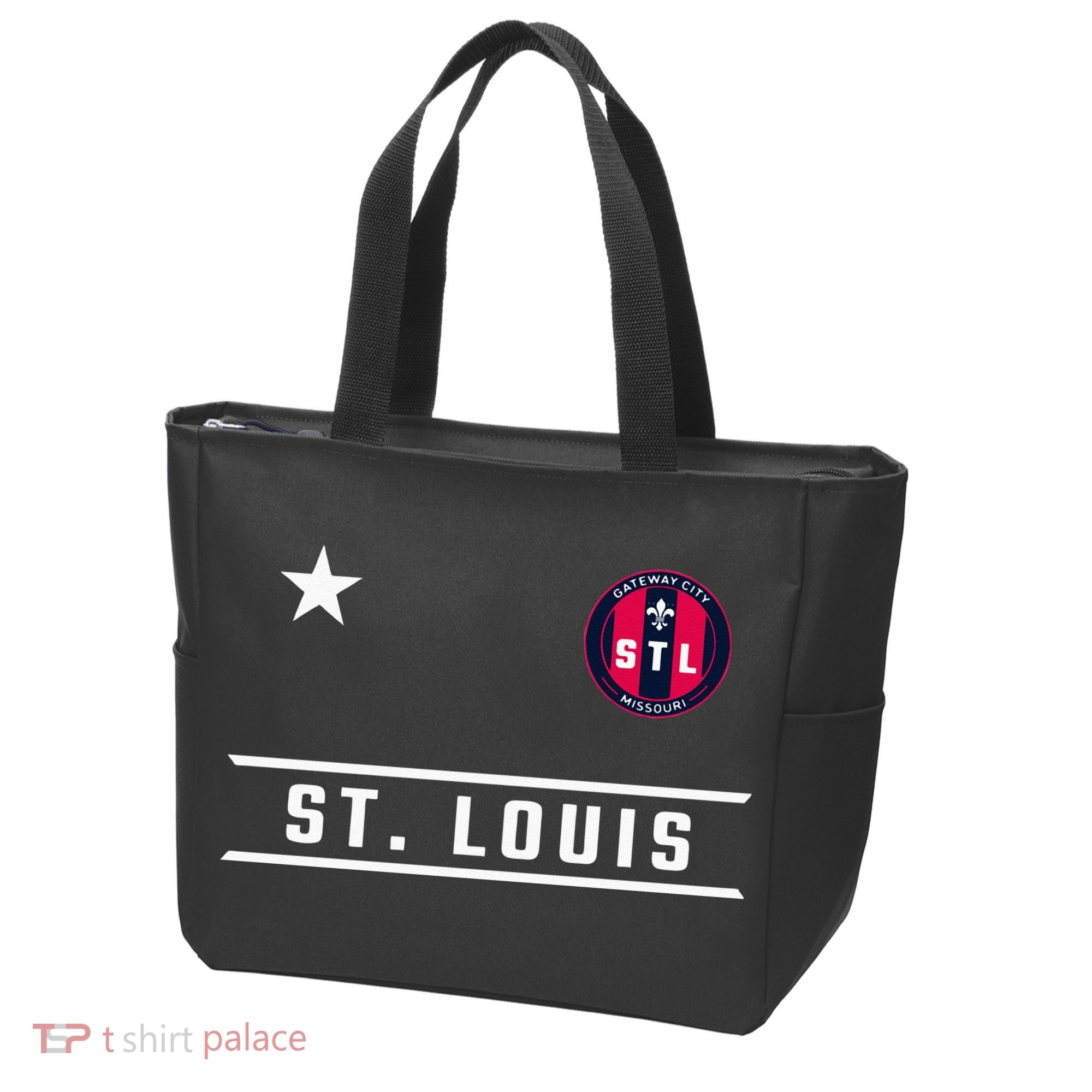 St Louis Missouri Fleur De Lis Badge Tote Bag